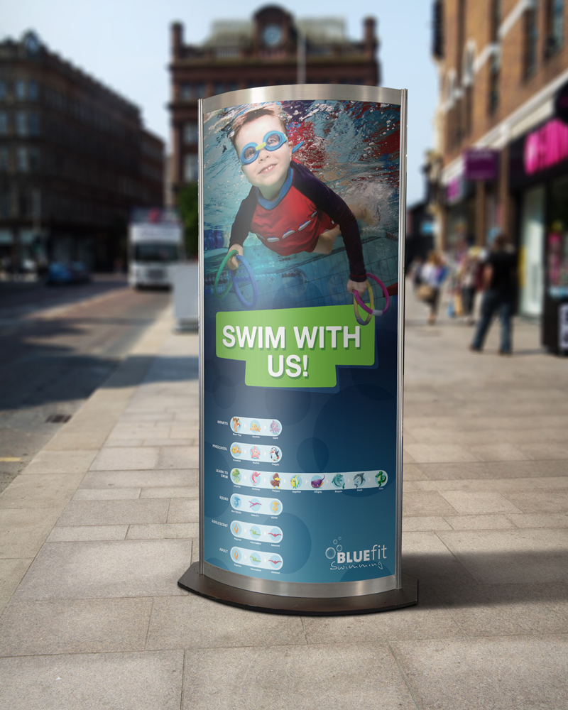 BlueFit Swimming brand refresh